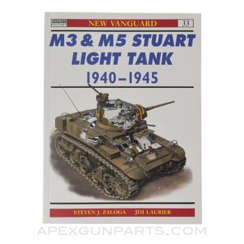 M3 & M5 Stuart Light Tank 1940–1945, New Vanguard Vol. 33, Softcover, *Very Good*