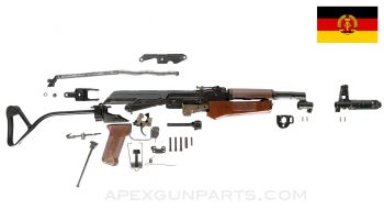 East German AK-74 Mpi-AKS-74n Side Folder Parts Kit, Plastic Furniture, Matching, 5.45x39 *Very Good* 