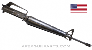 Colt 604 M16 Upper Assembly 1969-1971, 20" Barrel, 5.56X45 NATO, Slick Side Bolt Carrier, *Fair* 