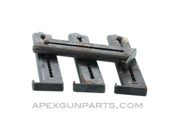SPECIAL 4 Pack of Swedish Lahti M-40 8rd Magazines, 9mm, New Style, Rusty, *Fair*, Sold *As Is*