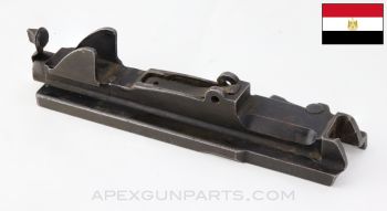 Egyptian FN49 Receiver Cover, Complete, No Rear Sight, 8mm, *Good*