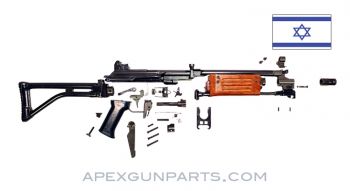 Galil ARM Parts Kit with Bipod, IMI Israel, .223 / 5.56x45 NATO, *Very Good* 