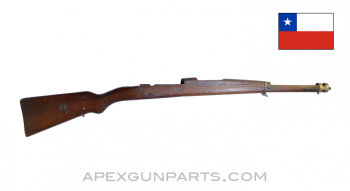 Chilean 1912 Mauser Long Rifle Stock, 44" With Handguards, *Good*