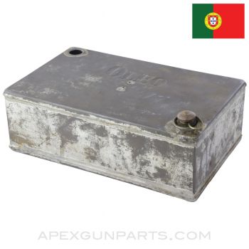 Breda M37 "Oil" Can From Armorers Chest, Missing Spigot, 7"x4", Portuguese Contract *Good*