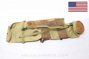 1917A1 Browning .30 Cal Machinegun M7 Canvas and Leather Cover *Very Good*