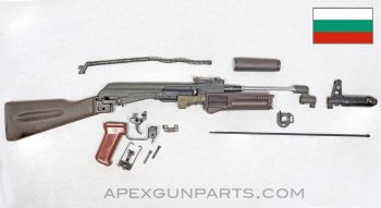Bulgarian AK-74 Parts Kit, Plum Polymer Furniture, No Gas Tube, 5.45x39 *Very Good*