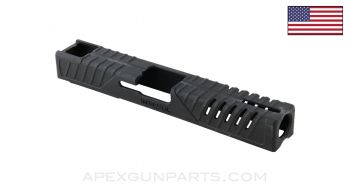 TacticSkin® 17 Manufactured Snap-On Skin for Glock®, Black, *NEW*