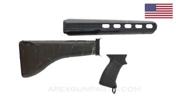 Armalite AR-18 Furniture Set, Black Polymer *Good* 