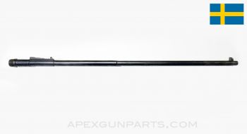 Swedish Mauser Model 96 Barrel, 29 Inch w/ Rear Sight Base, Blued, 6.5x55 *Good* 