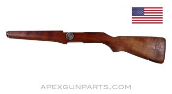 M1 Garand Rifle Stock, Springfield Armory 1953-1957, w/ Grenade Sight Base, Walnut, *Very Good*