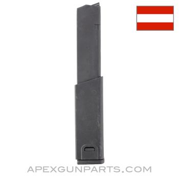Factory Glock .45 Cal. Magazine, Plus Aftermarket Kriss Super v Mag EX G30 Extension Kit, 30rd Total, .45 ACP *Good* 