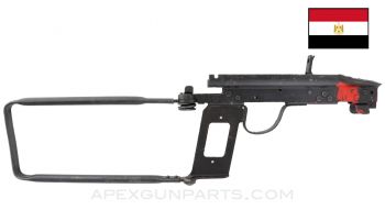 Egyptian Port Said Folding Stock with Lower Grip Frame, Stripped *Fair*