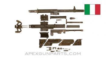 Breda M37 LMG Parts Kit with Cut Receiver Pieces & Demilled Barrel, 8X59mm, *Good* 