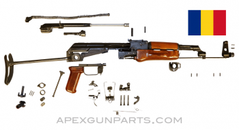 Romanian PM-65 AKM Underfolder Parts Set, 7.62x39, *Good* 