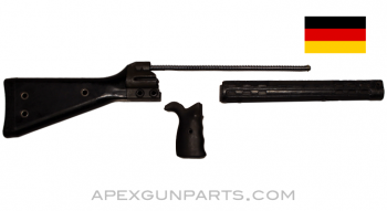 G3 / HK91 Stock Assembly with Handguard &amp; Grip, Black *Good* 