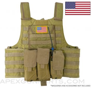 BAE/SDS CIRAS Plate Carrier Set Bundle, Coyote - Large *Very Good*