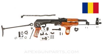 Romanian M65 AK-47 Under Folder Parts Kit, Matching Numbers, Wood Reverse Foregrip, 7.62x39 *Very Good* 