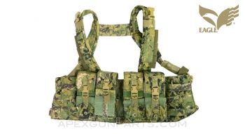 Eagle Industries Split Chest Rig, V.2 MPCR Vest 5A2, AOR2 Camo, Used *Good*