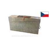 Czech ZB37 Ammo Can, w/ Carry Handle, No Belt Alignment Insert *Fair*