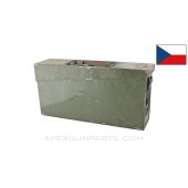 Czech ZB37 Ammo Can, w/ Carry Handle, Green Painted , 7.92x57 *Good*