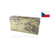 Czech ZB37 Ammo Can w/ Carry Handle, Tan Painted , 7.92x57 *Good*
