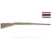 Siamese Mauser Type 46 Project Stock, 43.5", Stripped w/ Tangs & Buttplate, Dark Wood *Poor*