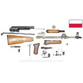 Polish KBK Milled AK-47 Project Parts Kit w/ US Made Populated Barrel, 16", Wood Furniture, 7.62x39 *Fair* 