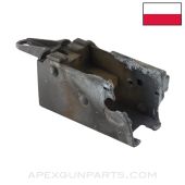 Polish AKML Rear Trunnion w/ Receiver Stub & Cut NSP-3 Rail *Good*