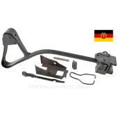 East German AK Side Folding Stock and Rear Trunnion, With Latching Hardware *Good / Used* 