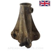 Vickers MG Tripod Socket Base, Bronze, Stripped, w/ Front leg Mount Studs *Good* 