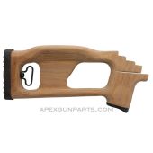Romanian AK-47 Thumbhole Buttstock, Complete, No Attaching Hardware, Unfinished *New Old Stock* 