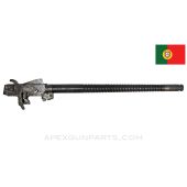 Madsen LMG Barrel, 18.75", w/ Barrel Extension Assembly & Bolt, Early w/ Full Length Cooling Fins, Portuguese, 7.92x57 *Good* 