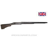 P14 Enfield Rifle Stock, 42", Partially Stripped, w/ Buttplate, No Volley Sight Cut, Wood *Good* 