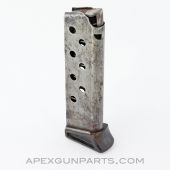 Walther PPK/s Magazine, 7rd, w/ Finger Ext, Worn Finish, Factory, 7.65/.32 ACP *Fair*