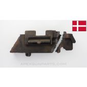 Madsen LMG Torch Cut Demilled Rear Receiver Sections, w/ Hardware, .30-06 / 7.92x57 *Good* 