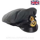 British Royal Air Force (RAF) Officer Visor Cap, WWII *Fair* 