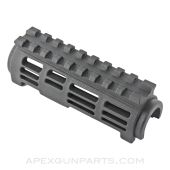 AK-47 / AKM Picatinny Upper Handguard, Missing Index Teeth, Polymer, Black, US 922(r) Compliant Part *Good*