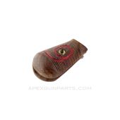 Mauser C96 "Broomhandle" Pistol Grips, Red 9, Step in Frame, 20 Grip Lines, Wood *NEW Production*