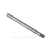 AK Pistol Take-off Barrel , 10.5", Threaded Muzzle, Gas Port, Extractor Cut, Galling on Journals, Marred Breech Face, In The White, 922(r) Compliant 7.62X39 