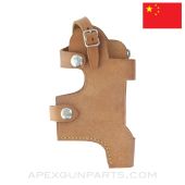 Chinese Mauser C96 "Broomhandle" Quick Draw Holster, Leather *NOS* 