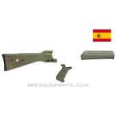 CETME Model L Stock Set, Original Green, *Good* 