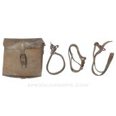 MG Maintenance Bag, w/ Belts, Leather *Fair*