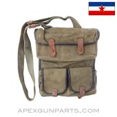 Yugoslavian M76 Four Magazine Divided Carrier with Carry Strap *Good* 