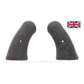Enfield #2 Mk1 Grips, Walnut, Reeded *Good*