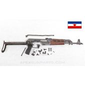 Yugoslavian M64 Underfolder Parts Kit, w/ Original Populated Barrel, Milled, 7.62x39 *Good*
