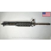 Colt Carbine Flat Top Upper Receiver, 16" Barrel, Quad Rail Handguard, 5.56mm, No Bolt, No Charging Handle *Good* 