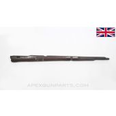 Enfield #1 Forearm, Wood,  Stripped, Indian RFI, with Reinforcing Bolt & Marks from Wire Wrapping, 30.5", *Good*