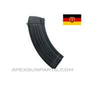 AK-47 30rd Steel Magazine, 7.62x39, East German, Blued, *Excellent*