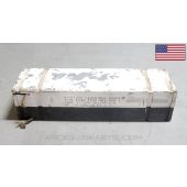 US Navy 3 Inch Gun Drill Round Transit Crate, w/ Inserts, Wood *Fair* 