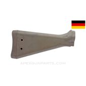 G3/HK91 Buttstock, w/ Buttpad, Green Polymer, FMP Marked *Good*